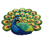 🦚 Quick-Dry Non-Slip Peacock Mat