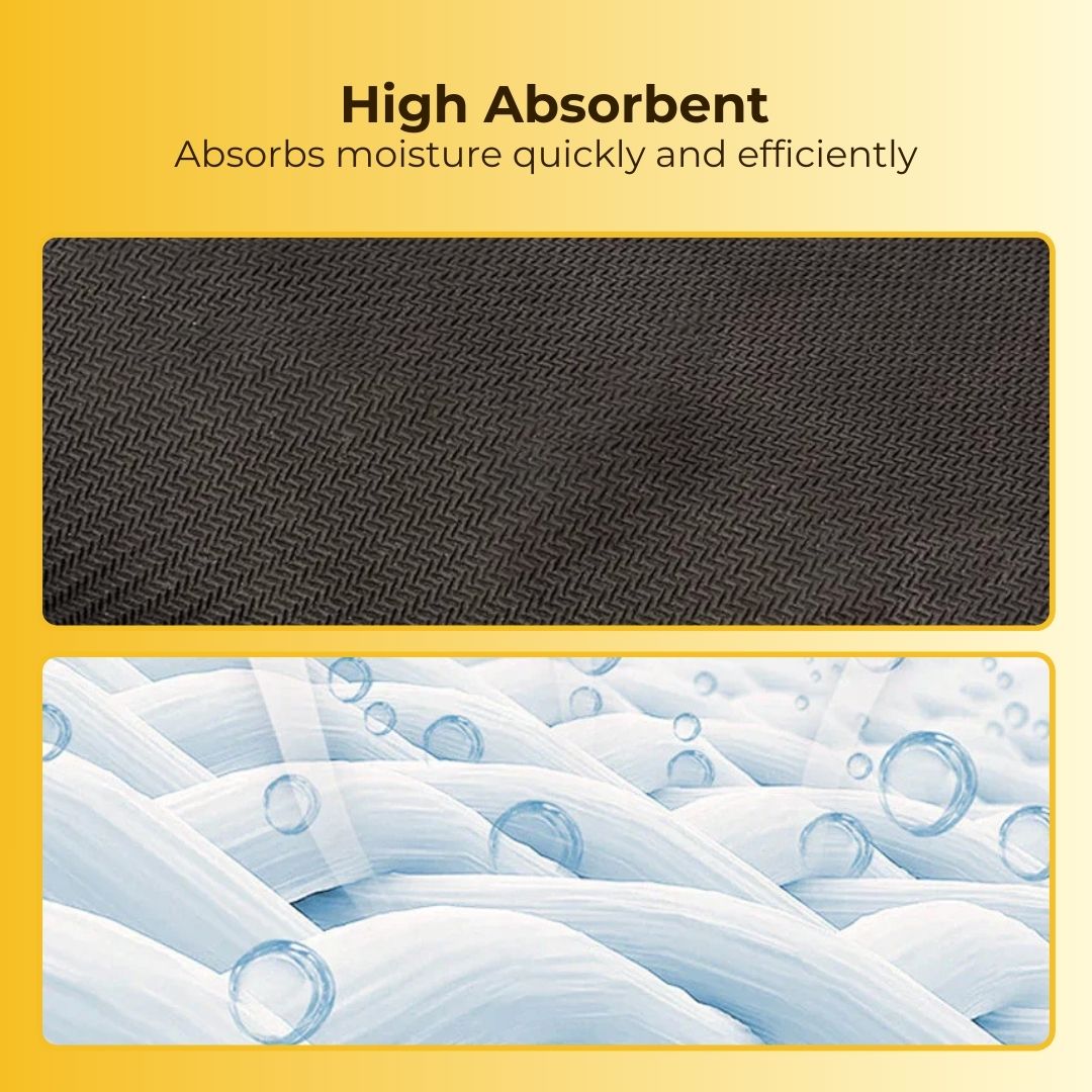 🦚 Quick-Dry Non-Slip Peacock Mat