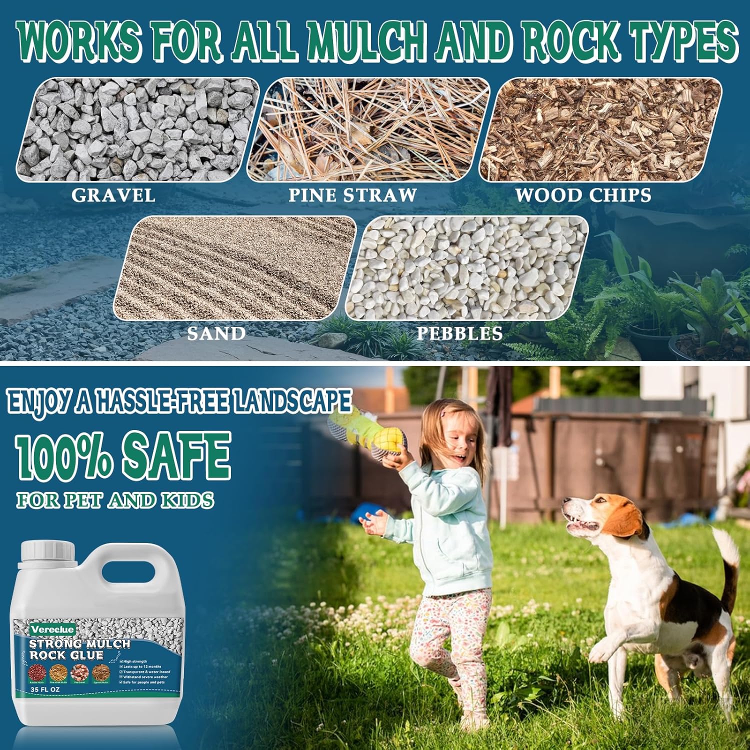 ⏳Time-limited Special⏰Long Lasting Mulch Glue for Landscaping🌿