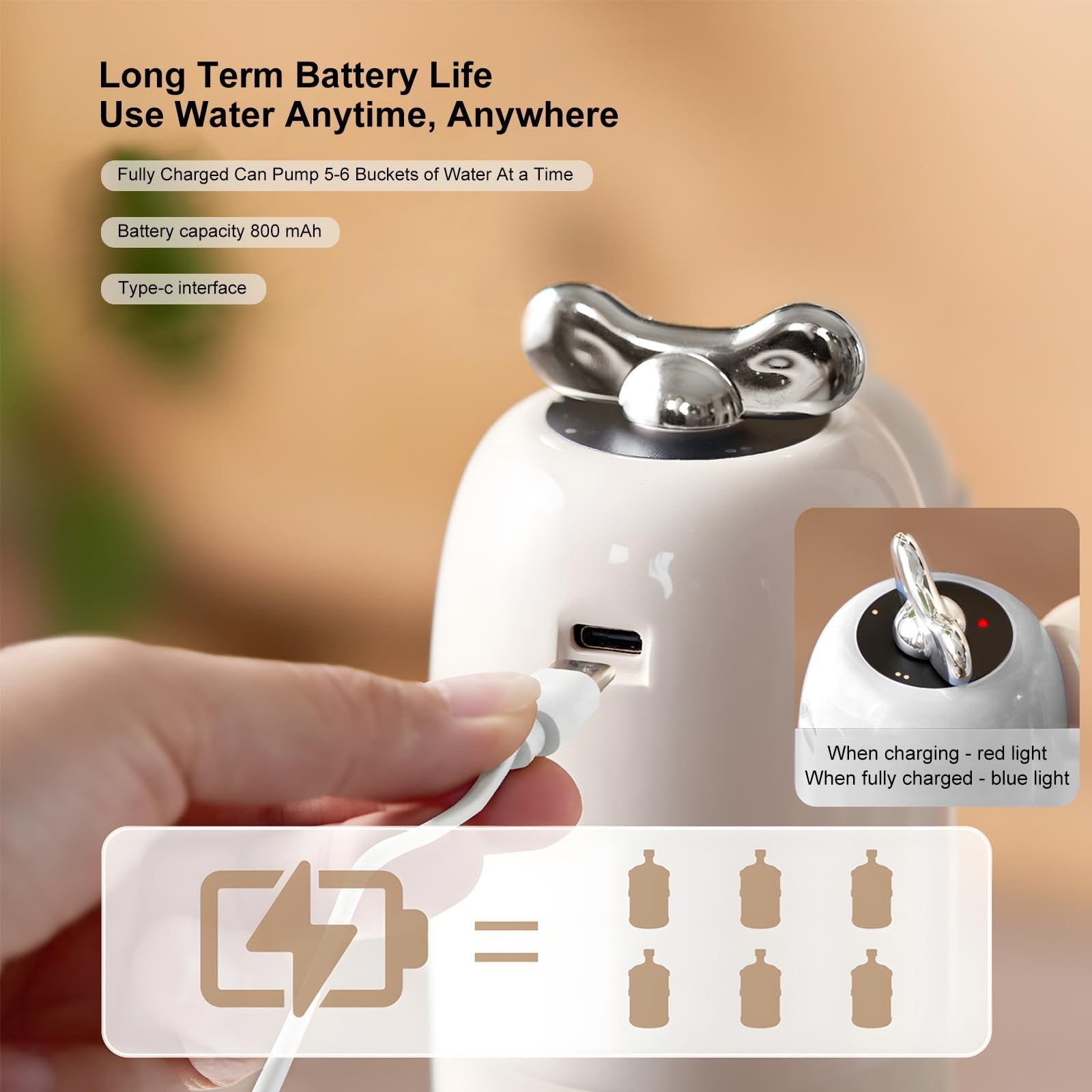 Electric Water Bottle Pump