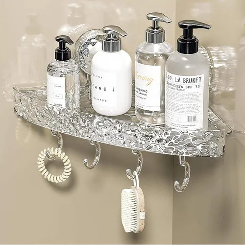 Corner Bathroom Shower Shelf Storage Basket, Wall Mounted Organizer