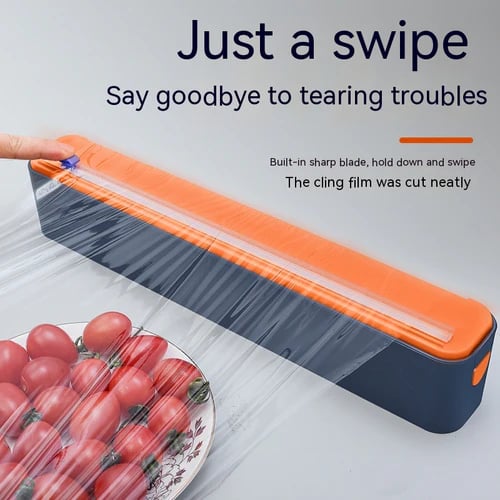 (🔥HOT SALE NOW 33% OFF) - Kitchen Magnetic Cling Film Cutter