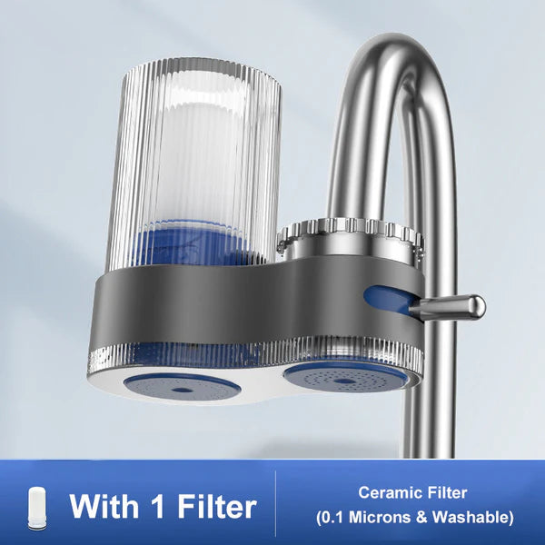 Installation-free Stainless Steel Household Faucet Water Purifier