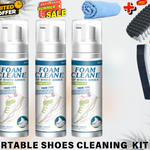 3 PACK ✨Universal Portable No-Rinse Foam Cleaner for Shoes✨