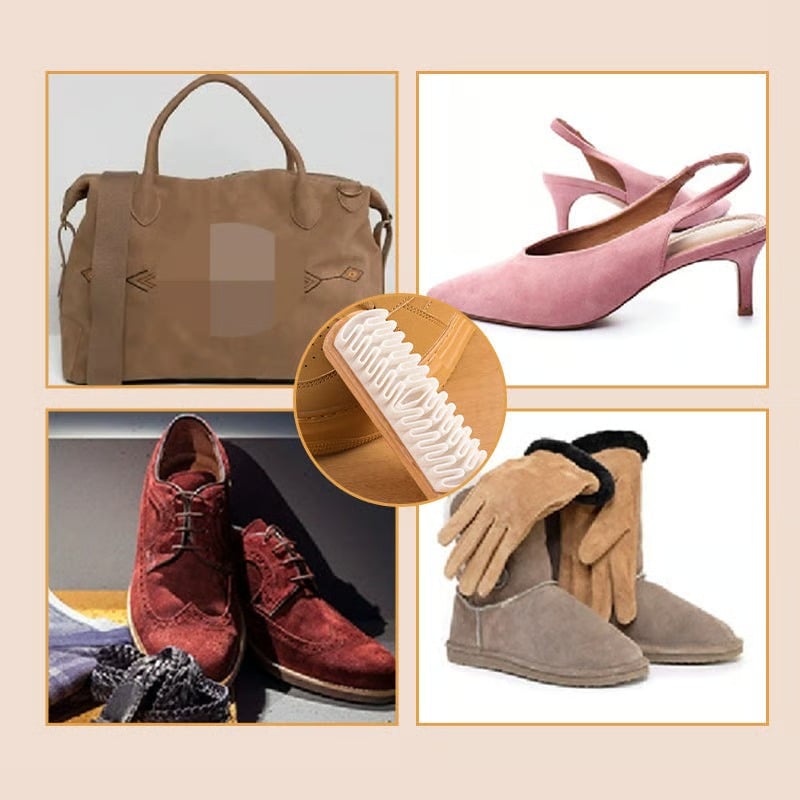 Static-Grip Rubber Shoe Brush