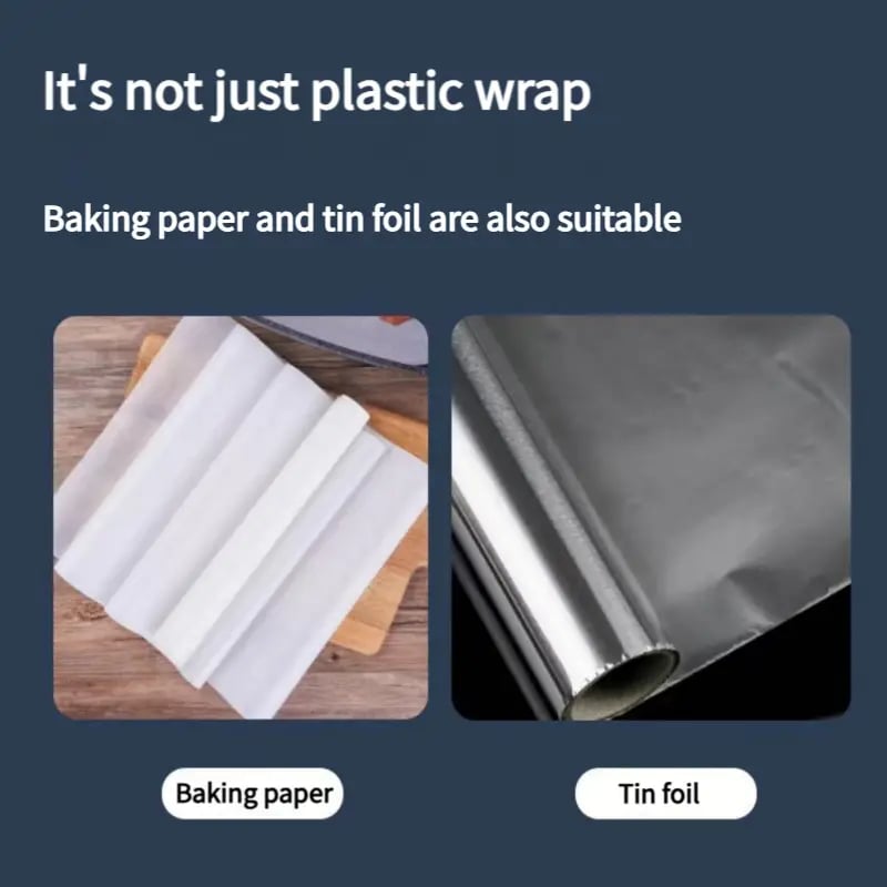 (🔥HOT SALE NOW 33% OFF) - Kitchen Magnetic Cling Film Cutter