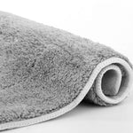 Flat mop with stainless steel handle, including reusable and washable mops