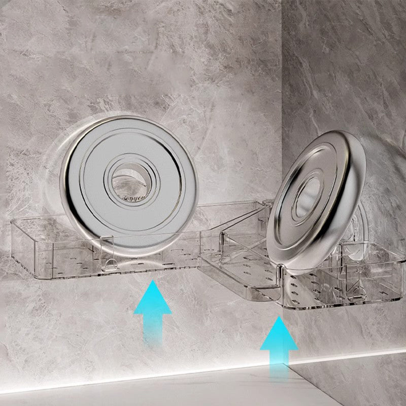 🔥49%OFF New Year Sale🔥Suction Cup Drainage Rotating Shelf