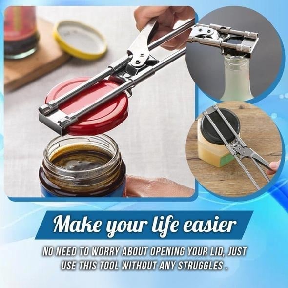 🔥Last Day-Buy 1 Get 1 Free!🎁Adjustable Multifunctional Stainless Steel Can Opener